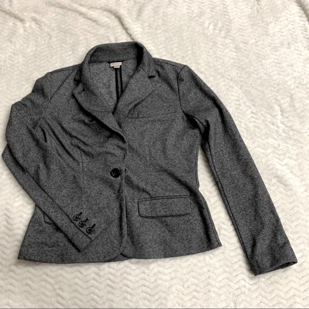 Merona Small grey soft blazer with front pockets